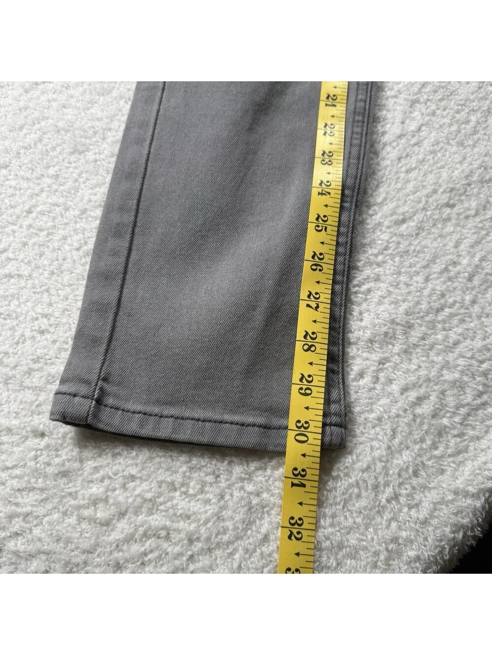 Levi’s 512 Slim Taper Jeans Boys 16 Reg 28x30 Gray Stretch NWT